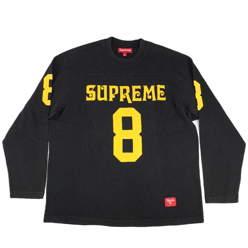 Supreme Affiliated Long-Sleeve Football Shirt In Black - Men's Size Medium - New